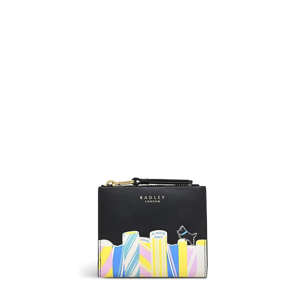 8644 London - Rock Climbing - Small Bifold Wallet - Black